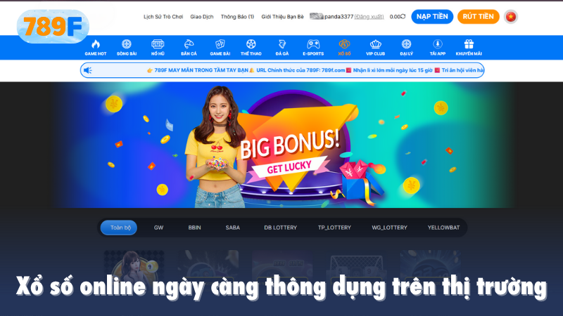 Xổ số online ngày càng thông dụng trên thị trường